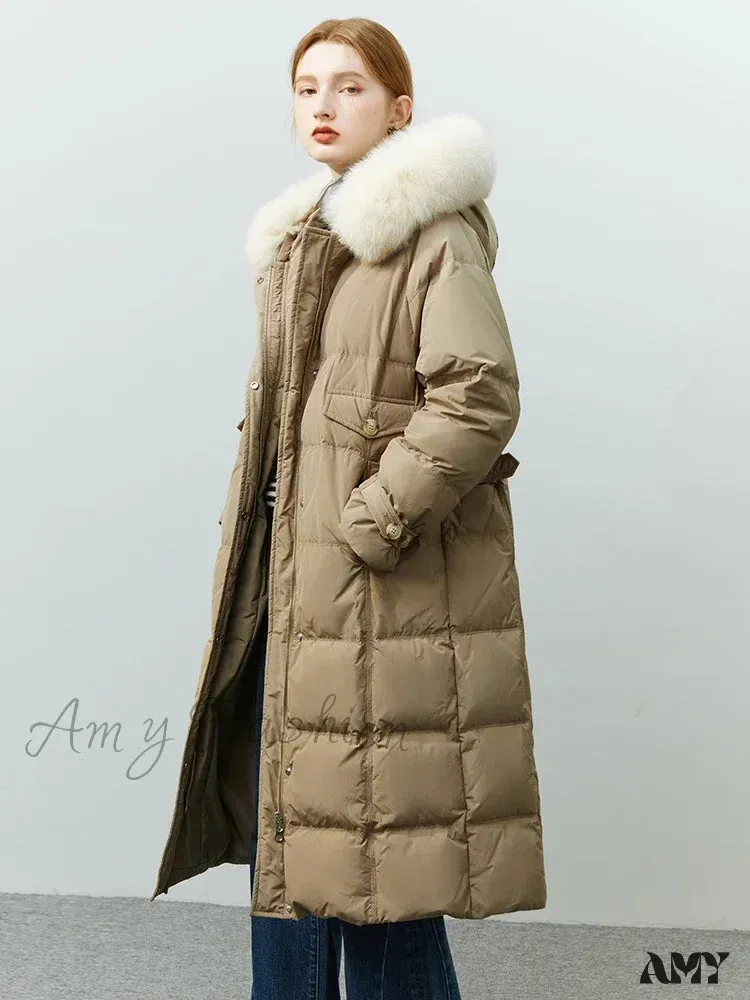 90% White Duck Solid Thick Casual New Winter Coat