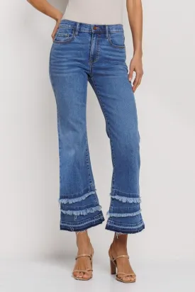 Ankle Kick with a flare jeans