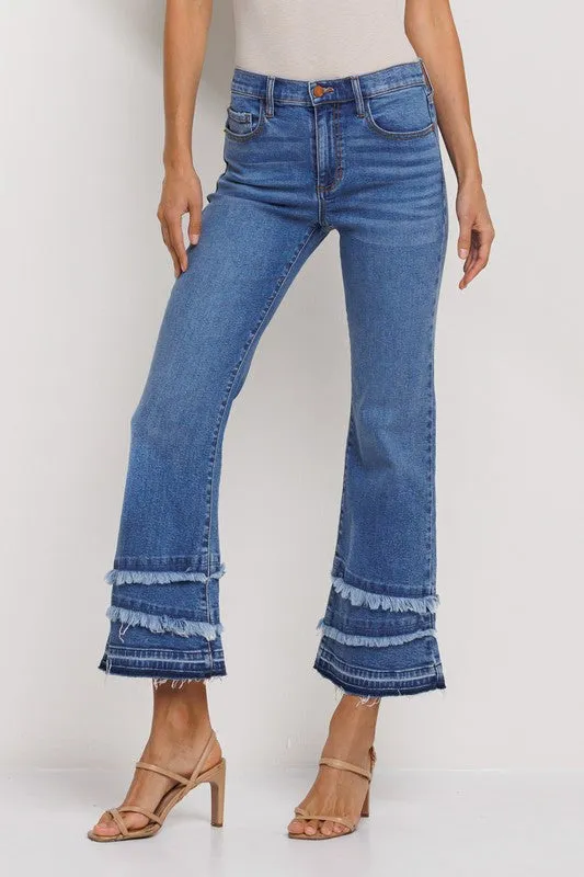 Ankle Kick with a flare jeans