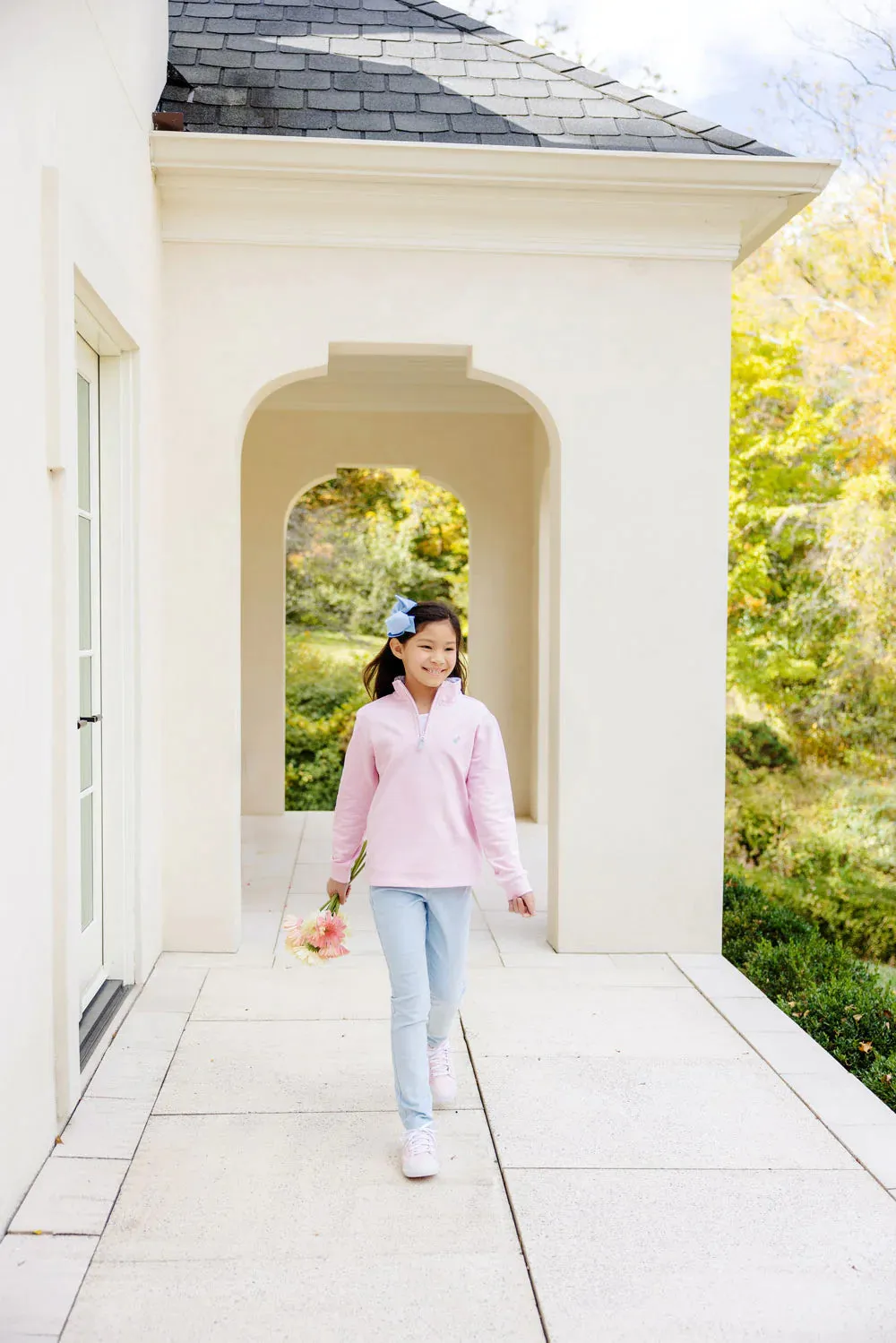 Canter Collar Half-Zip - Palm Beach Pink