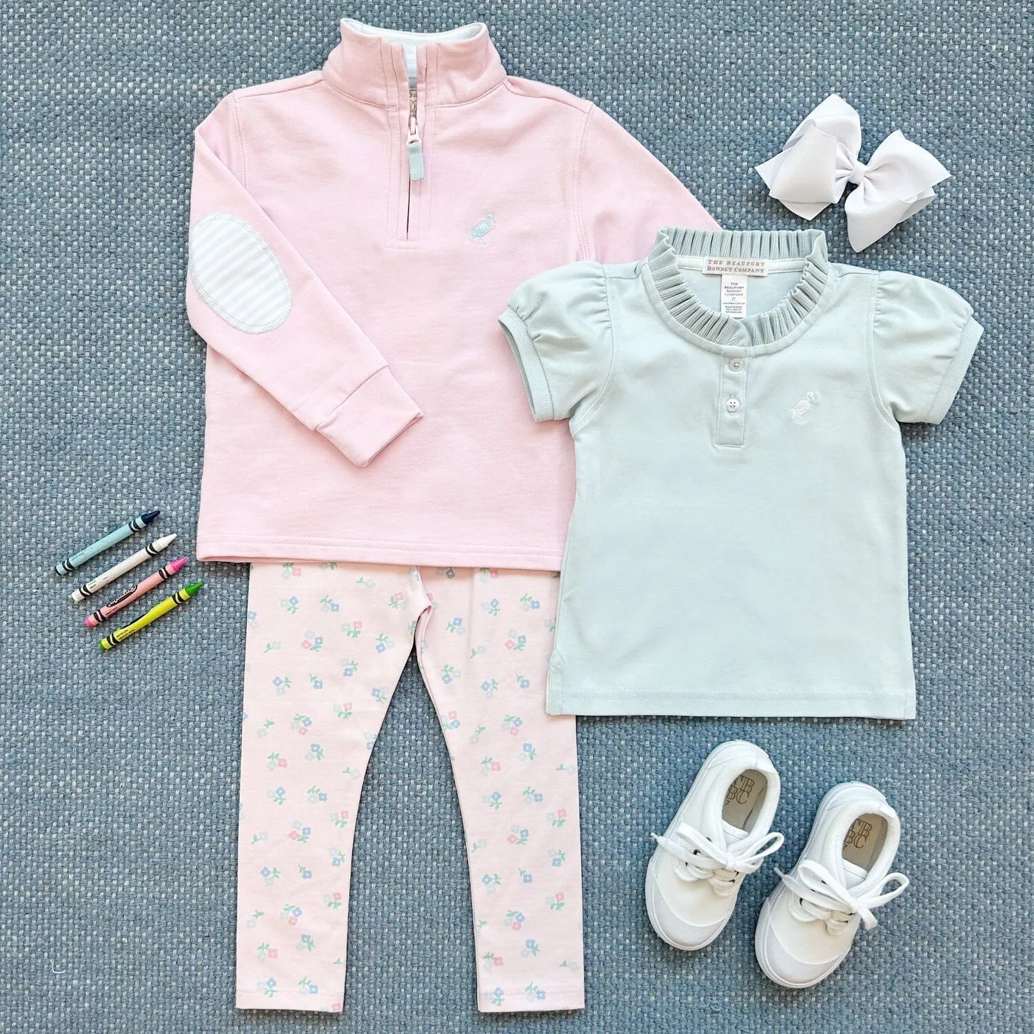 Canter Collar Half-Zip - Palm Beach Pink