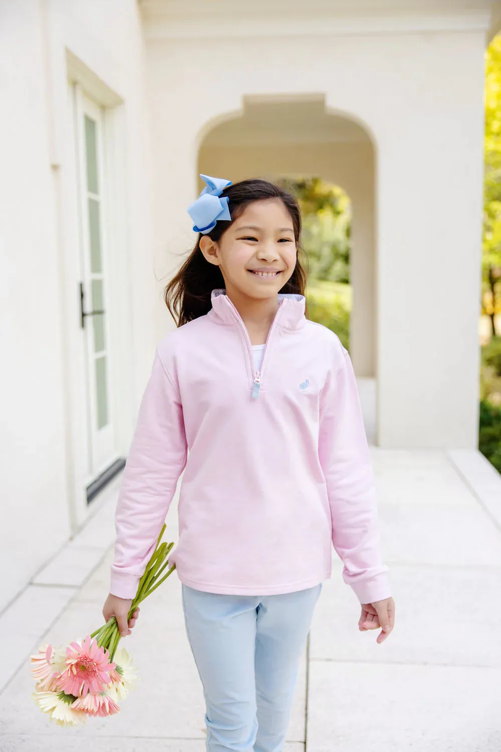 Canter Collar Half-Zip - Palm Beach Pink