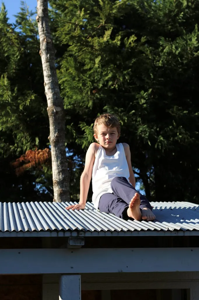 Childrens Leisure Short in Navy