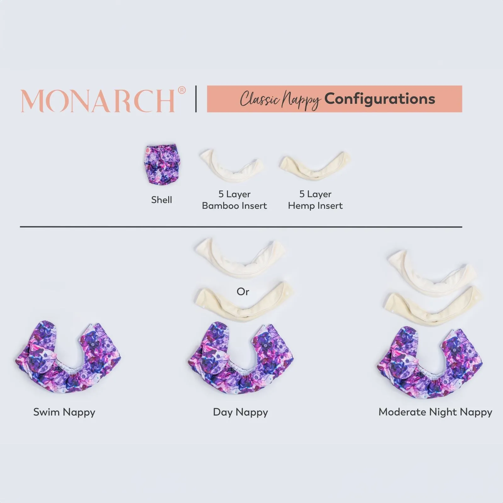 Classic Reusable Cloth Nappy V2.0 | Feeling Koi