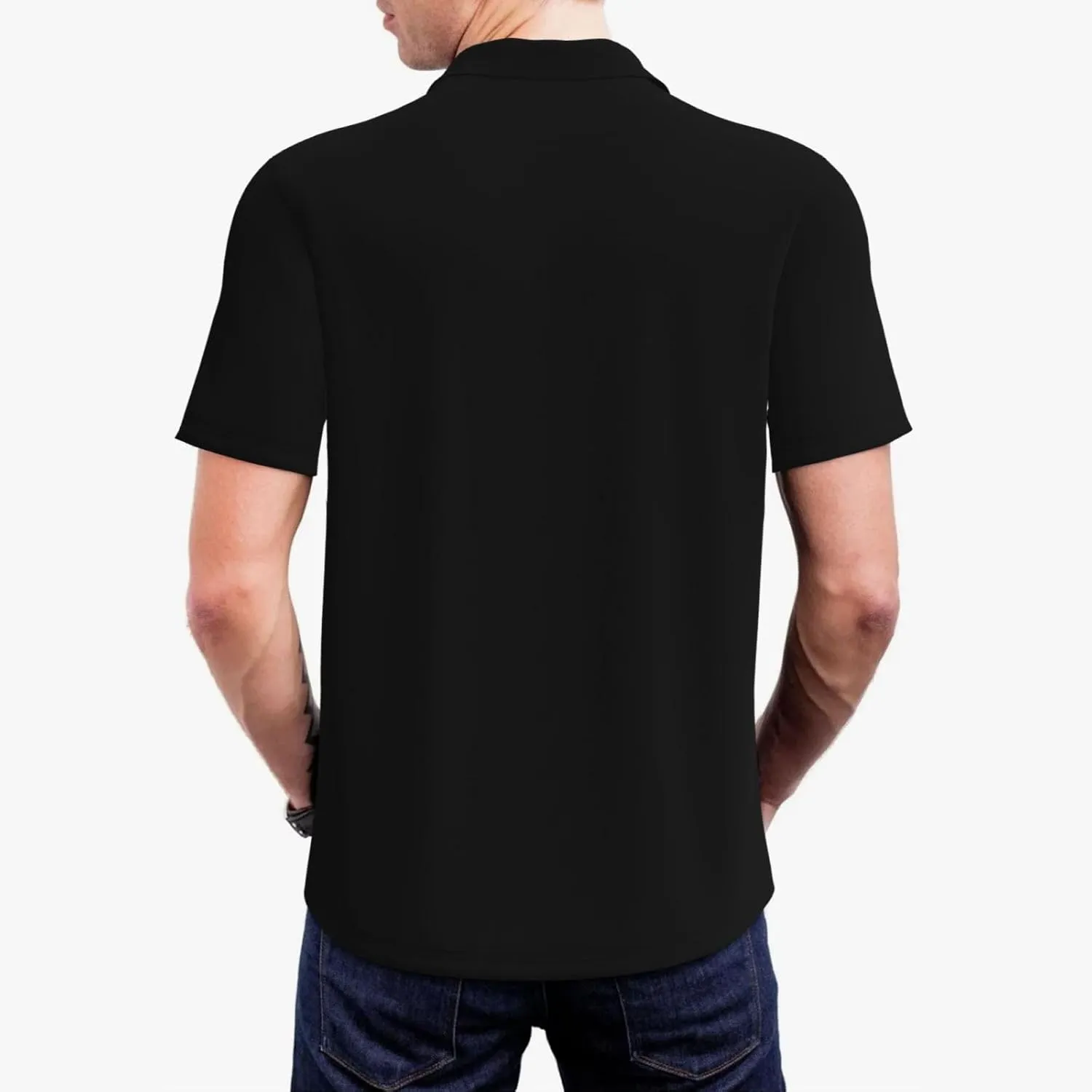 Custom Shirts for Men Customized Polo Shirts with Logo Text Photo Design Your own Valentine's Day Gift