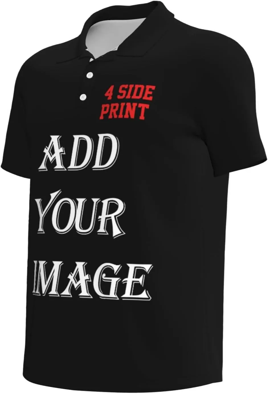 Custom Shirts for Men Customized Polo Shirts with Logo Text Photo Design Your own Valentine's Day Gift