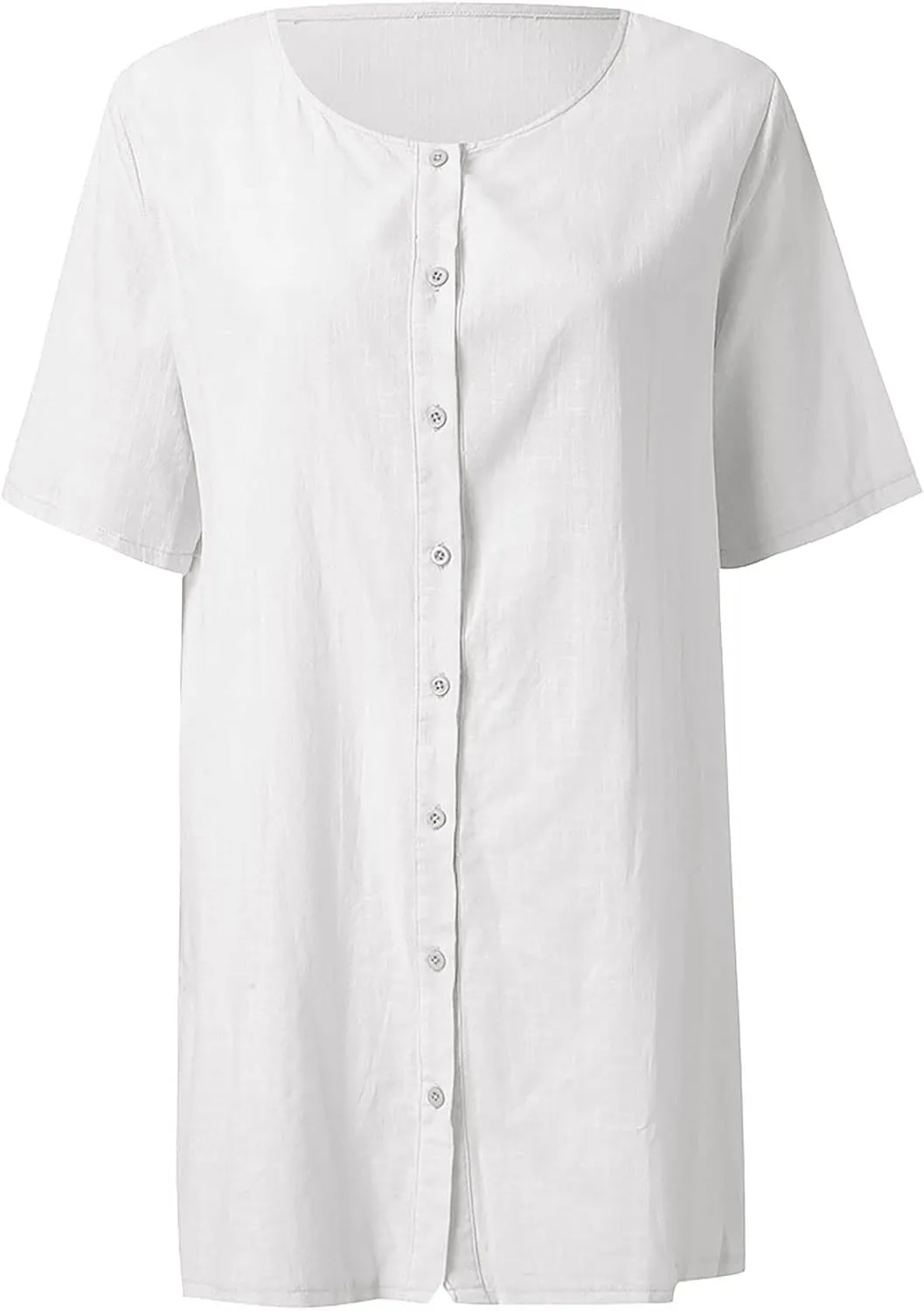 GOKKILRW Women's Swimsuit Coverup Shirt Dress Button Down Short Sleeve Tunics Tops Bathing Suit Cover Up Vacation Beachwear