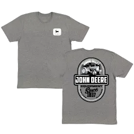 John Deere Men's B & W Tractor Tee