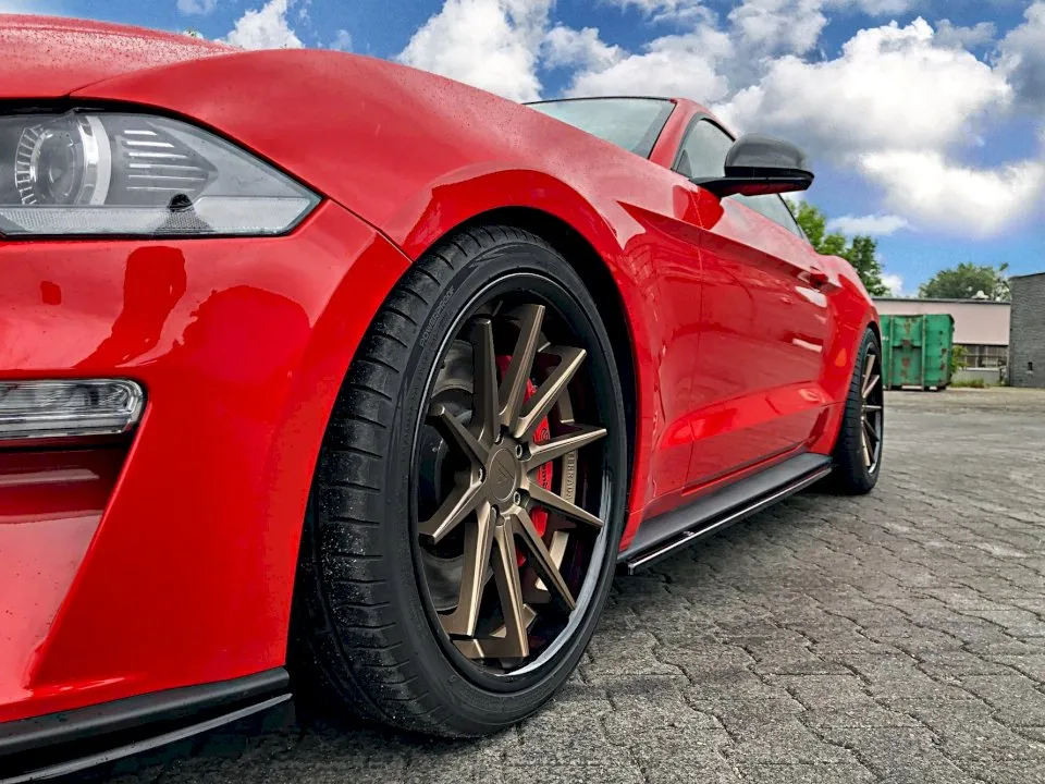 Maxton Design - SIDE SKIRTS DIFFUSERS FORD MUSTANG MK6 FACELIFT (2017-)