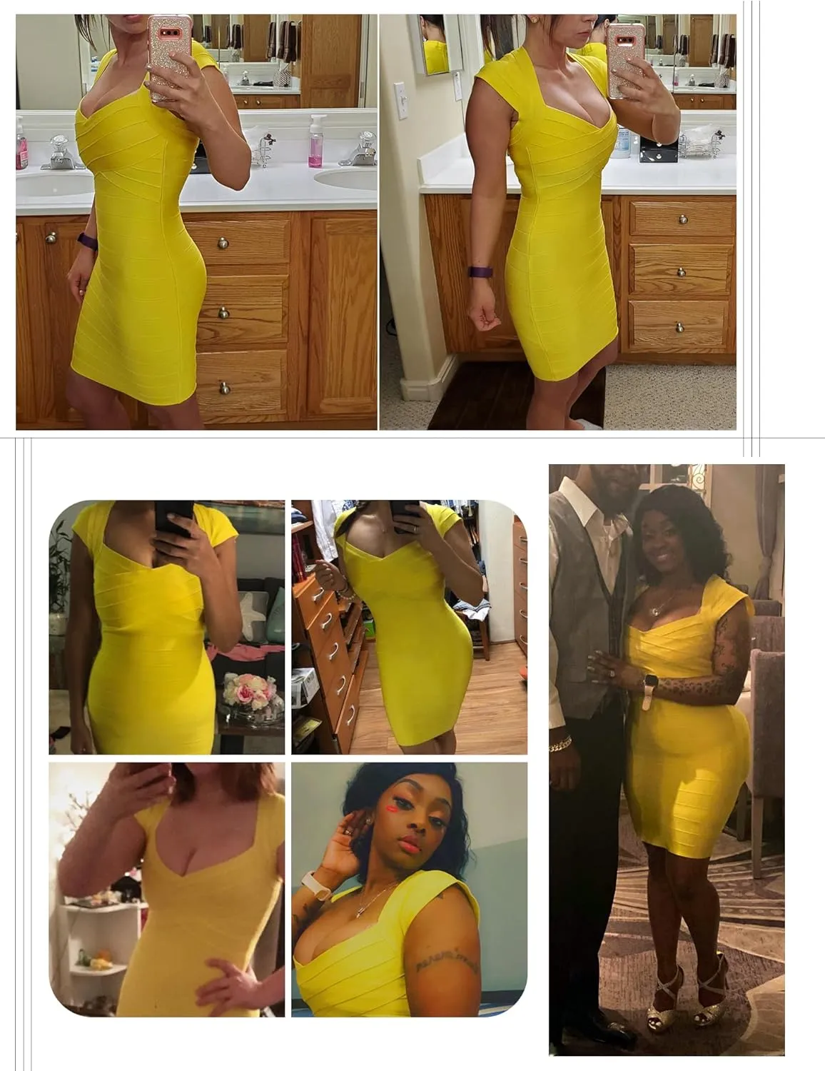 meilun Sexy Backless Lace-up Short Prom Homecoming Dress Short Sleeve Bodycon Cocktail Party Club Dress