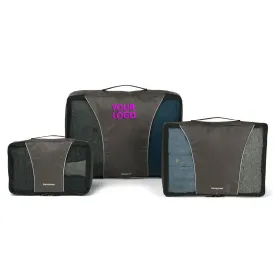 Samsonite Custom 3 Piece Packing Cube Set, Charcoal