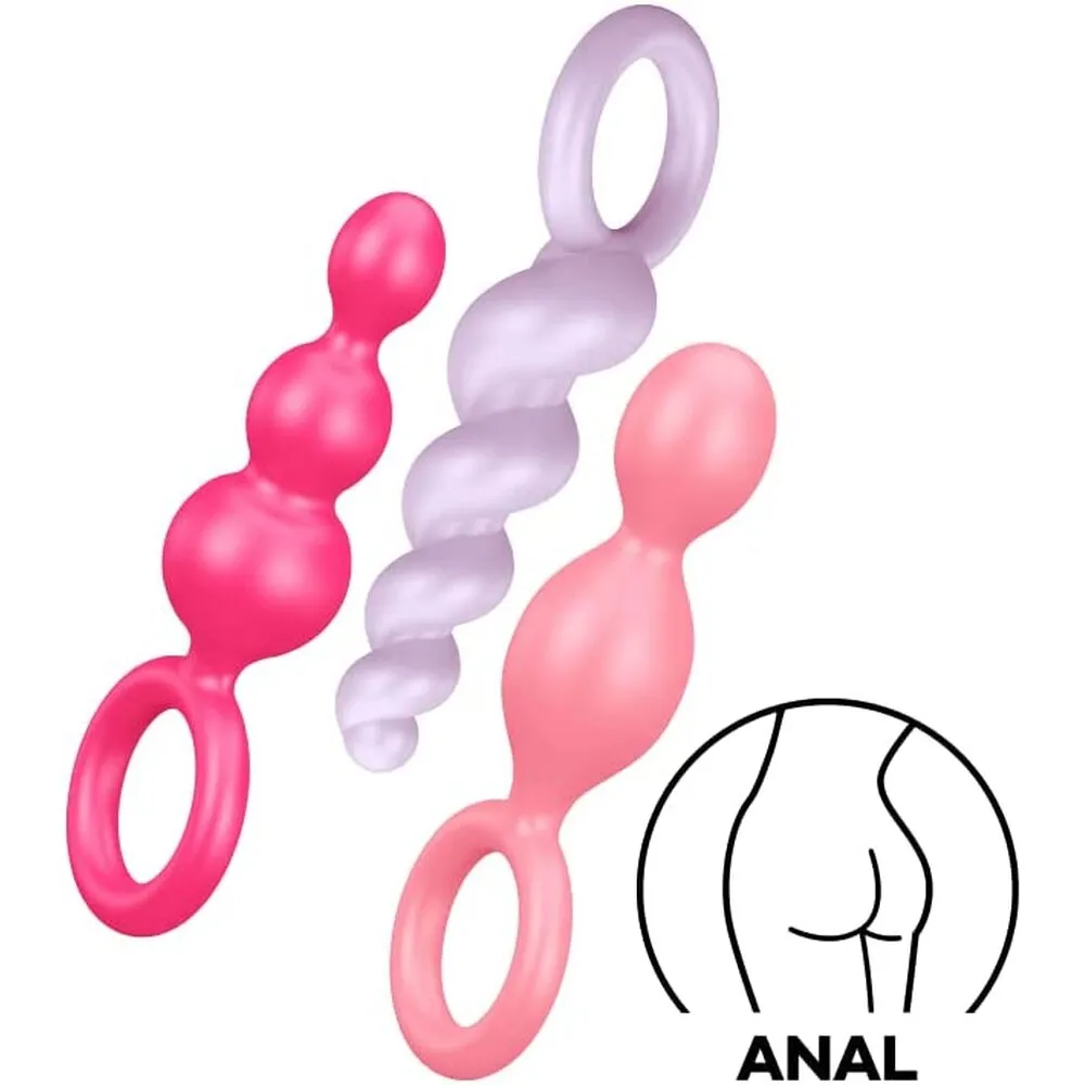 Satisfyer Booty Call Anal Plug Set Multicolour 3 Pieces