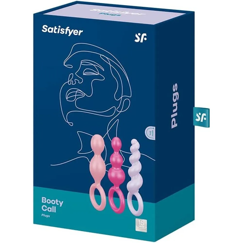Satisfyer Booty Call Anal Plug Set Multicolour 3 Pieces