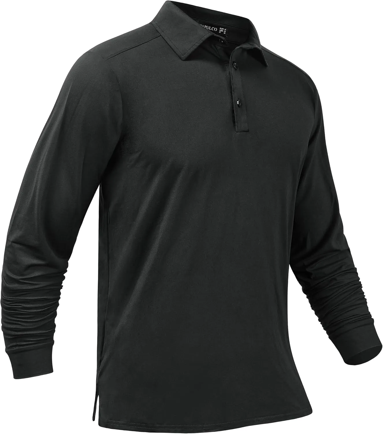 TAPULCO Mens Quick Dry Golf Shirts Casual Athletic Stretch Sports Polo Collared T-Shirts