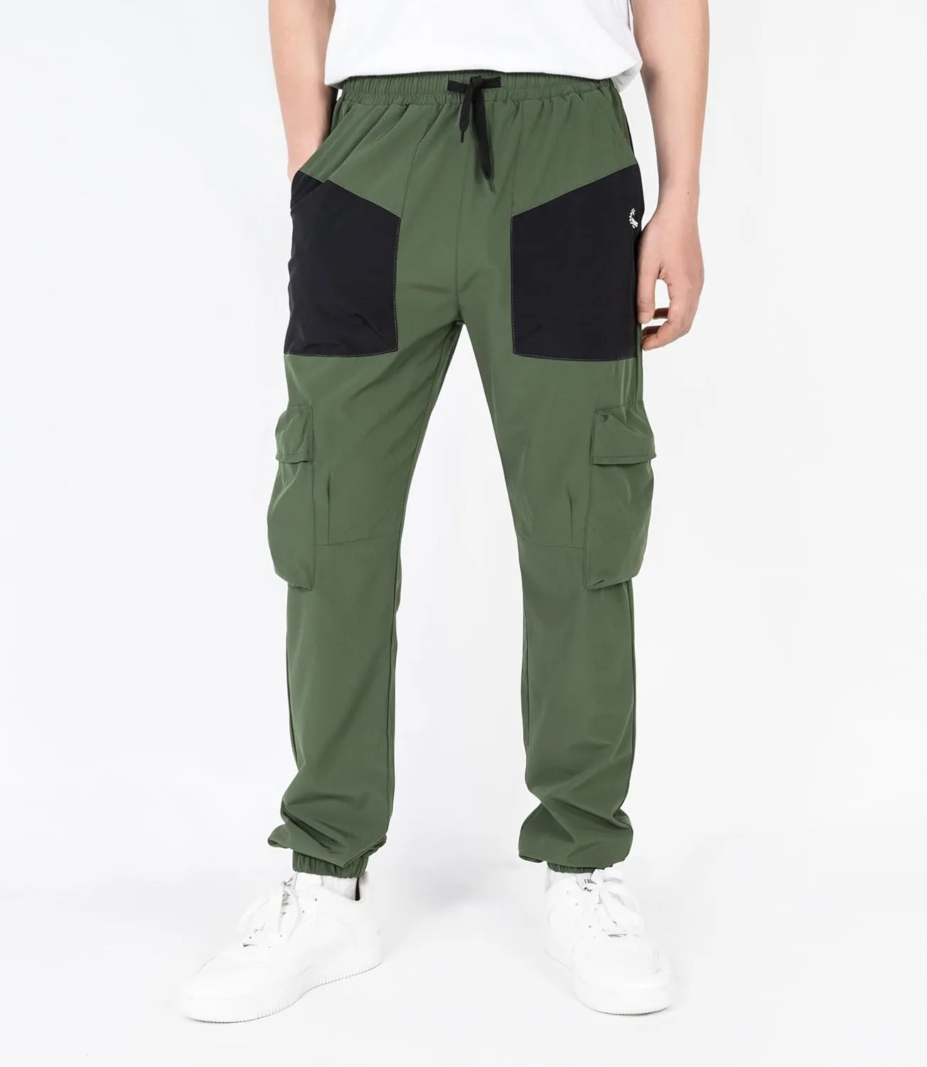 TLAENSON Boys Cargo Pants Joggers Kids Lightweight Quick Dry Hiking Pant Youth Running Athletic Jogging for Sports Outdoor